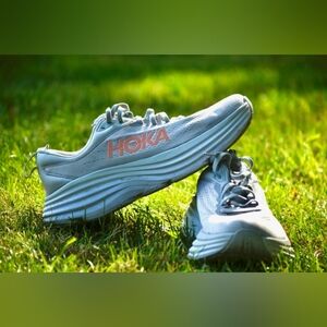 Hoka Bondi 8 Running Shoe Size 9.5 Women's Grey